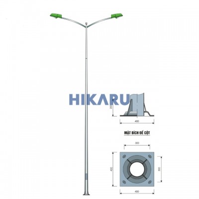 Cột đèn cao áp PT 21