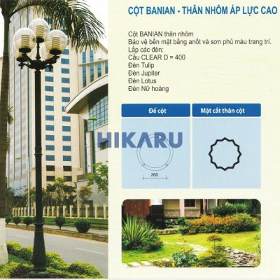 Cột đèn Banian