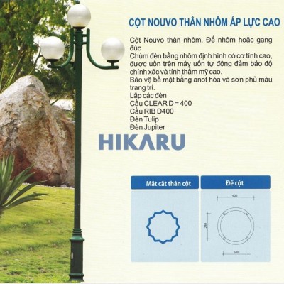 Cột sân vườn Nouvo