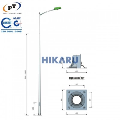 Cột đèn sân bóng đá MS4