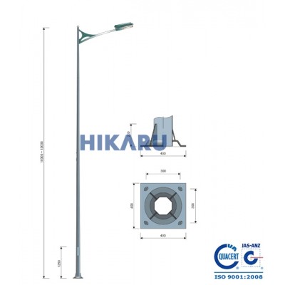 Cột đèn sân bóng đá MS2