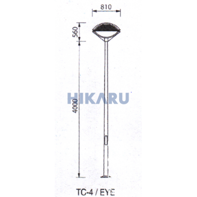Cột đèn sân vườn TC4/Eye