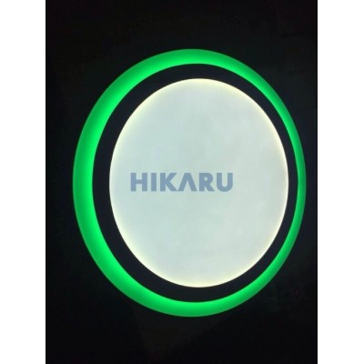 Đèn led âm trần siêu mỏng 9w viền màu