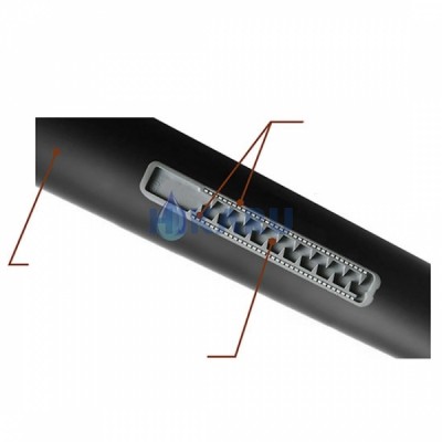 Ống tưới nhỏ giọt dải dọc luống có gắn chíp