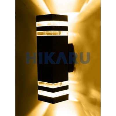 Đèn gắn tường 2 đầu ốp kính HKR-GTOK10